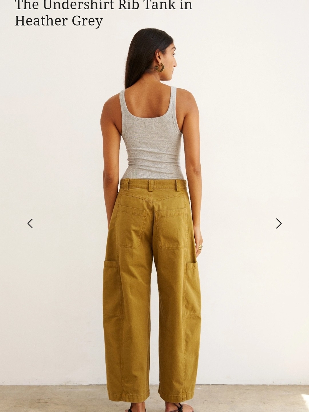 Jamie Haller Ribbed Undershirt Tank